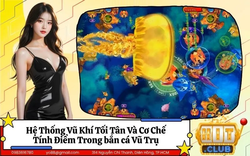Hệ Thống Vũ Khí Tối Tân Và Cơ Chế Tính Điểm Trong bắn cá Vũ Trụ