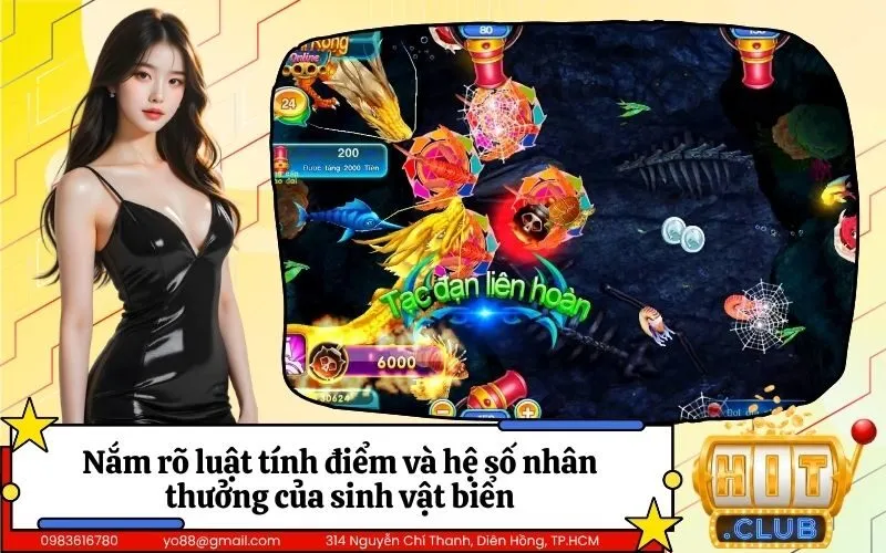 Nắm rõ luật tính điểm và hệ số nhân thưởng của sinh vật biển
