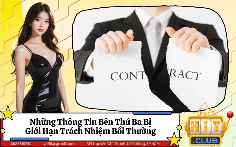 Những Thông Tin Bên Thứ Ba Bị Giới Hạn Trách Nhiệm Bồi Thường